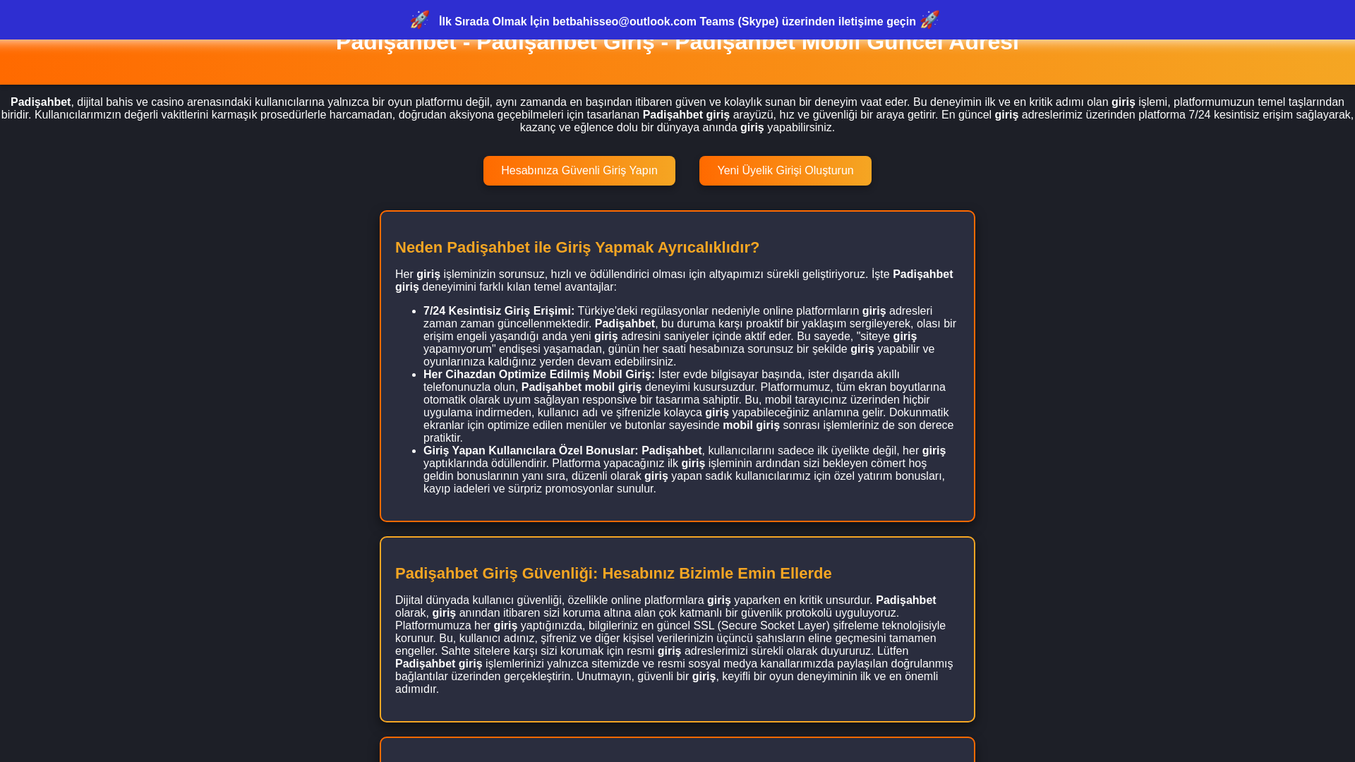 website screenshot of https://padisahbet-sansin-adresi-top.pages.dev