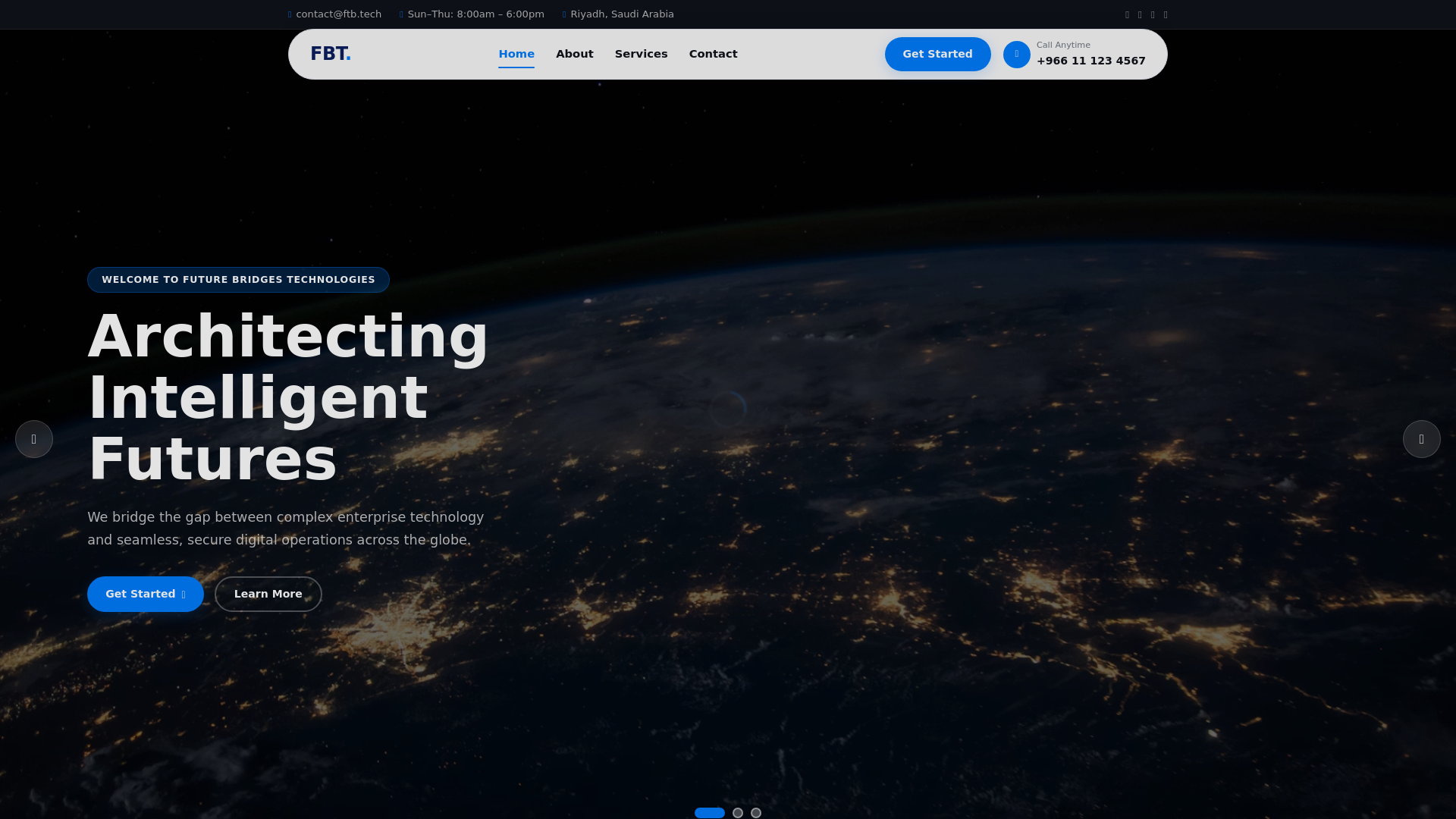 website screenshot of https://futurebridgeltd.pages.dev/
