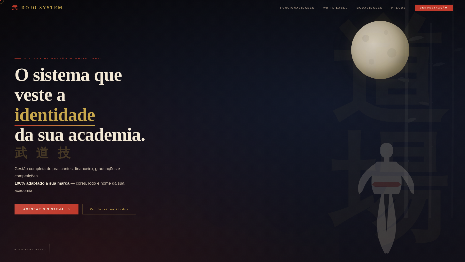 website screenshot of https://dojosystem.com.br/