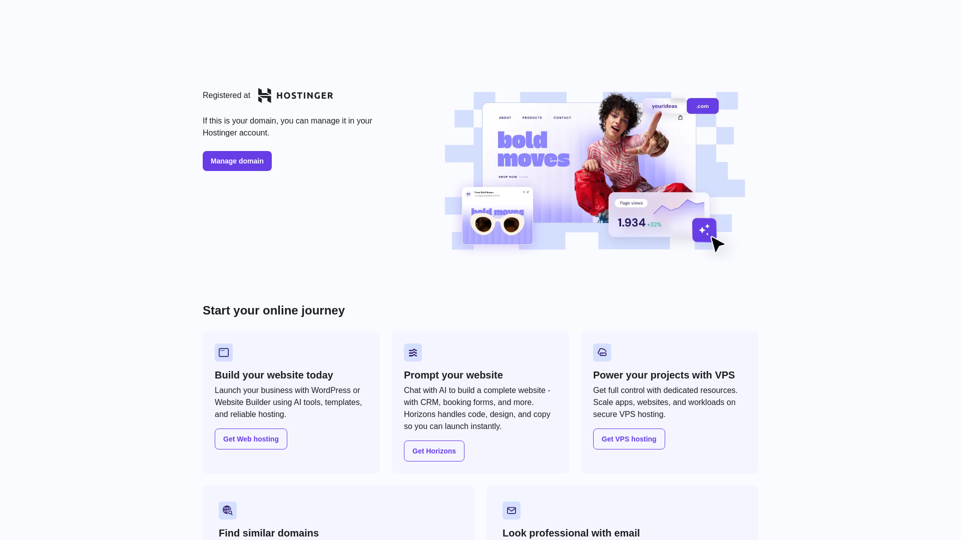 website screenshot of https://hogarfacts.xyz