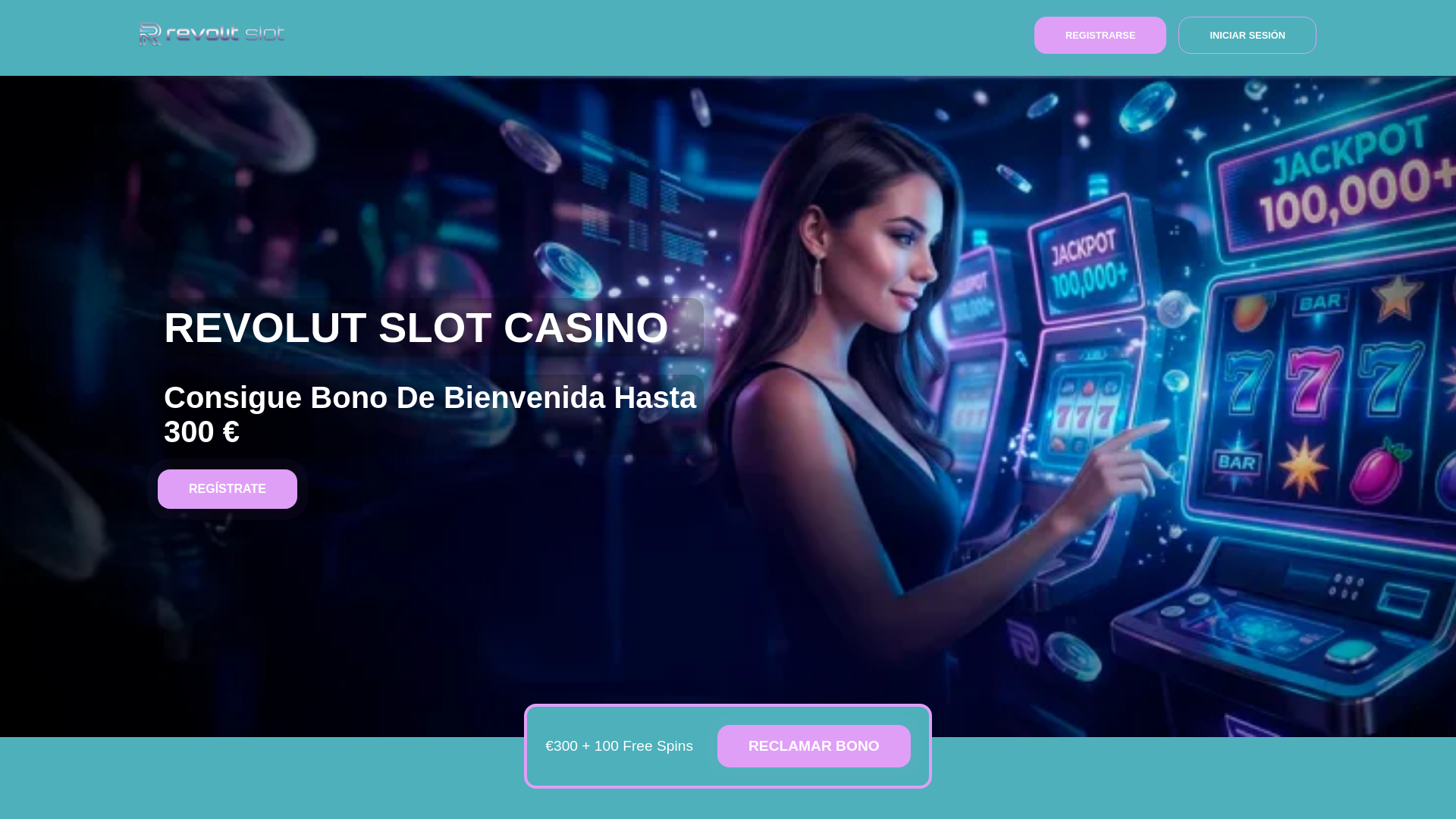 website screenshot of https://revolutslot.es/