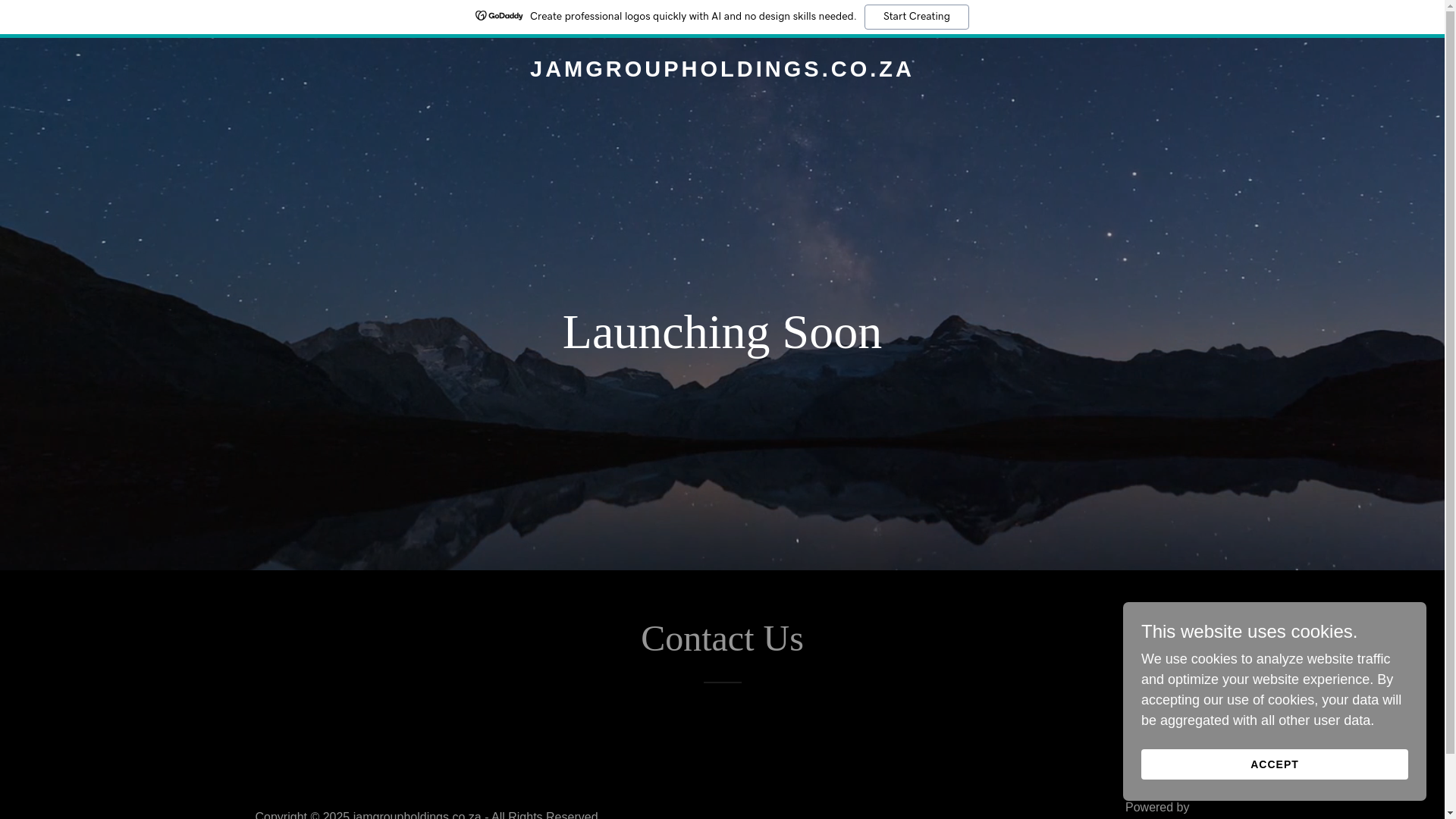 website screenshot of https://jamgroupholdings.co.za/