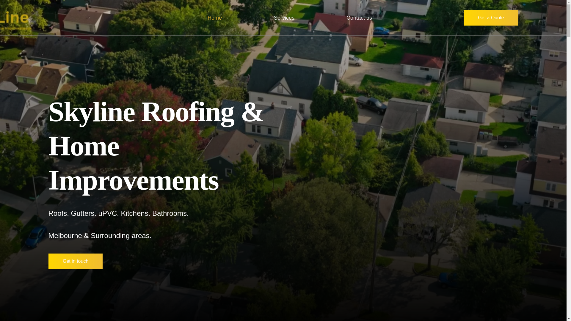 website screenshot of https://skylineroofingandhomeimprovements.com/