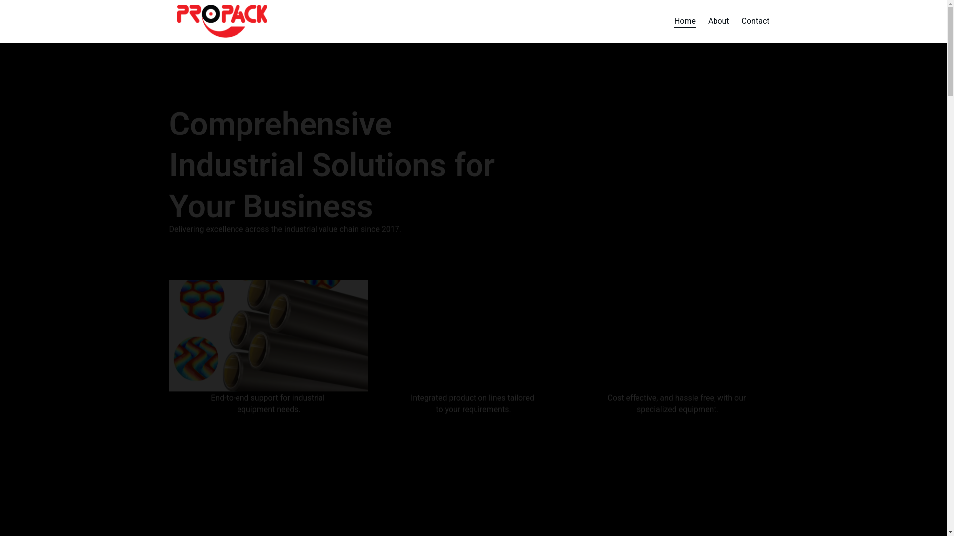 website screenshot of https://propack.sa/