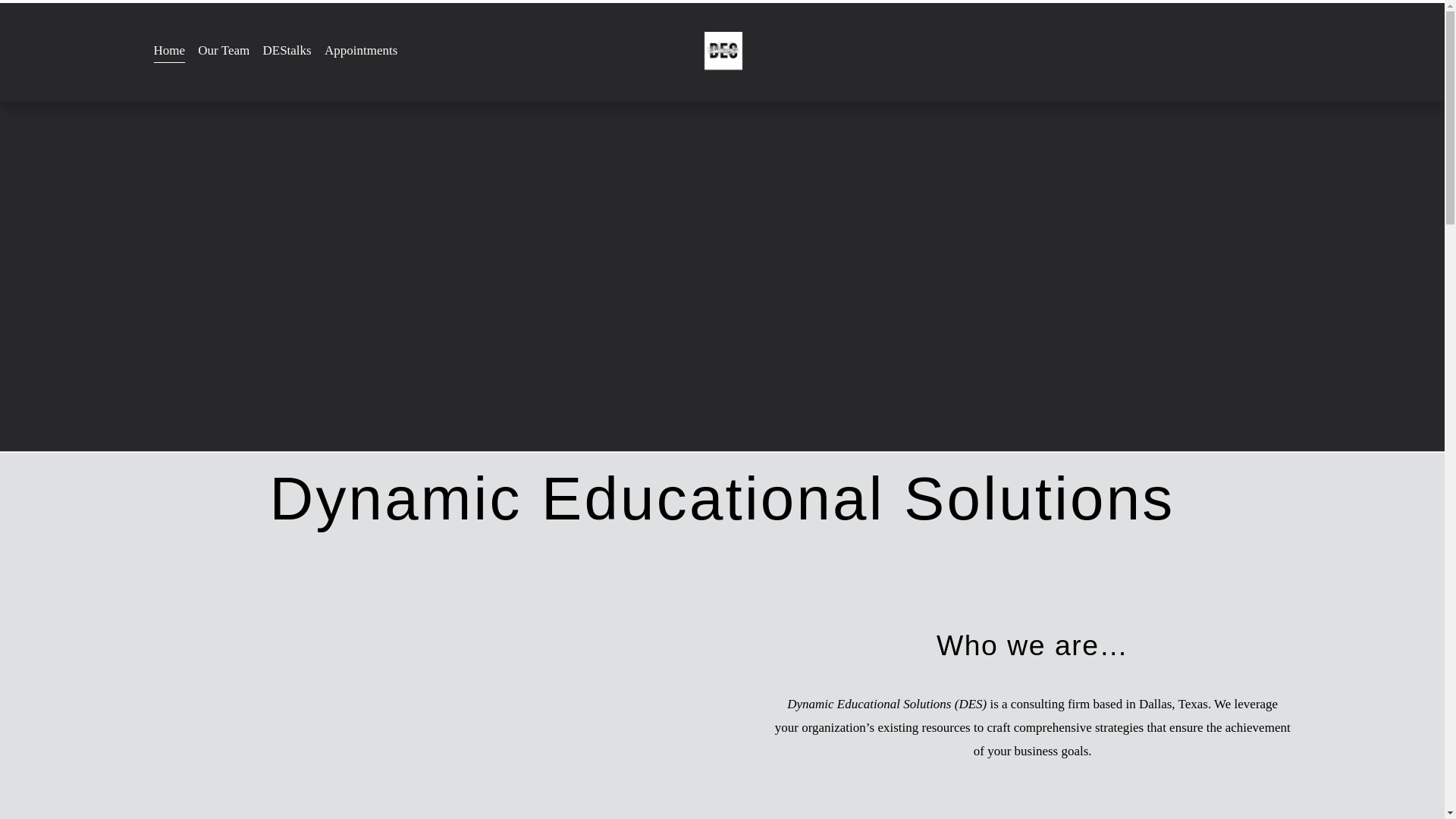 website screenshot of https://dynamic-ed.com/