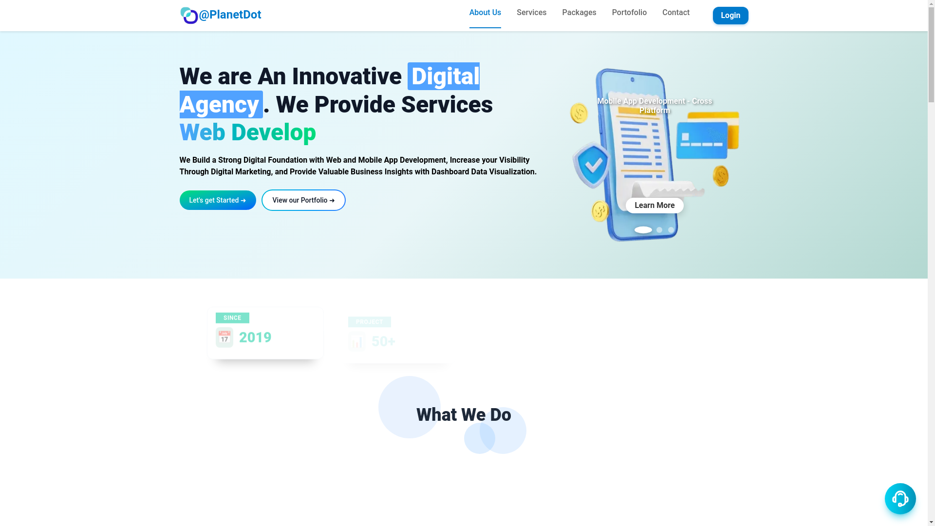 website screenshot of https://etplanetdotsite.pages.dev/