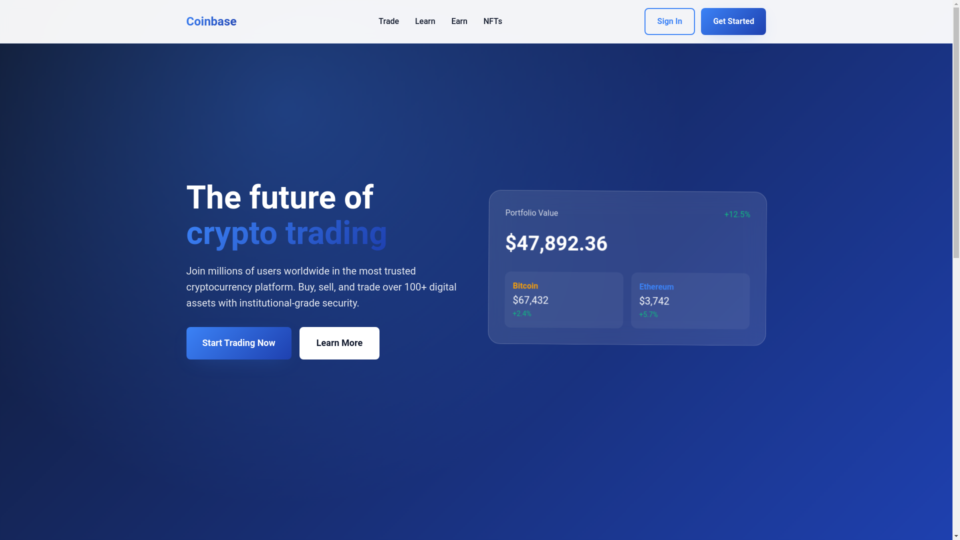 website screenshot of https://coinbase-sso-portal.pages.dev/
