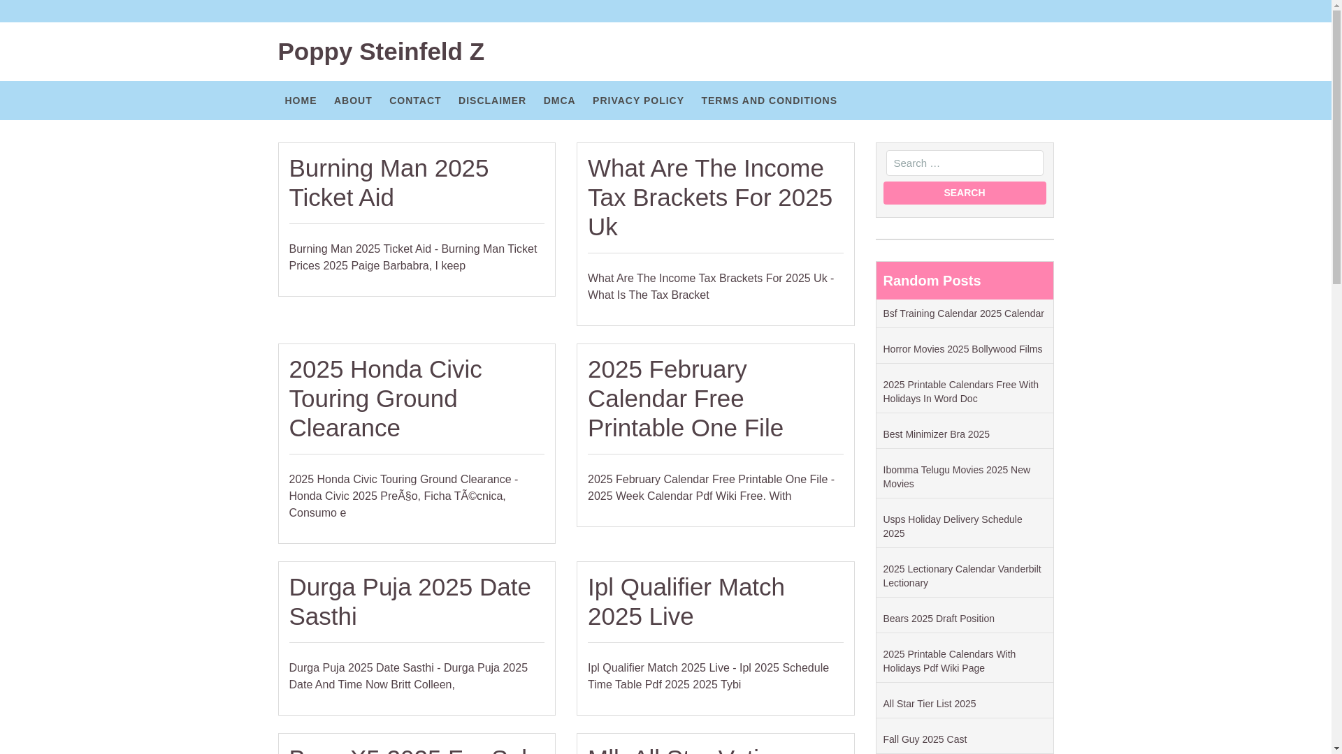 website screenshot of https://poppysteinfeldz.pages.dev/