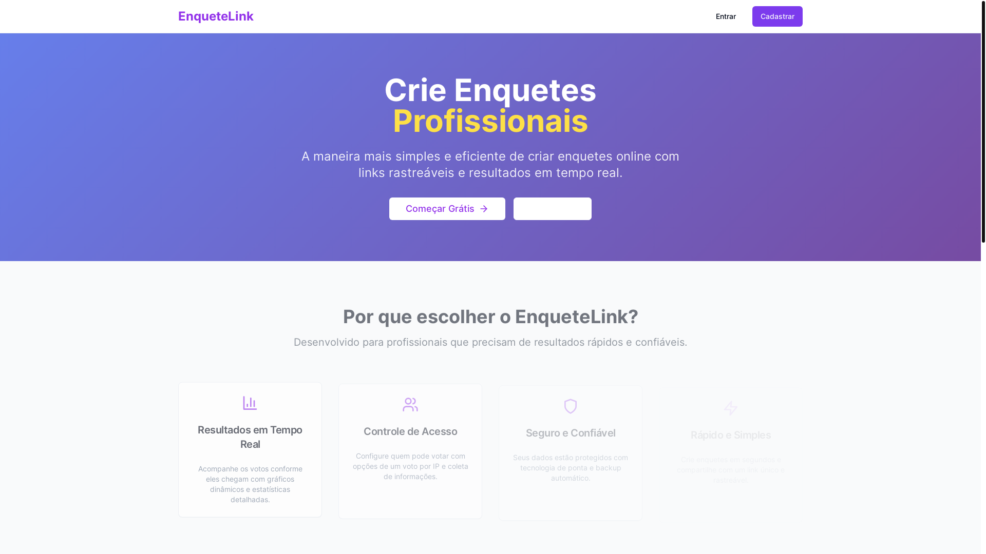 website screenshot of https://enquetelink.online/