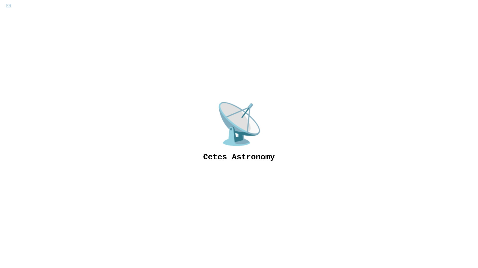 website screenshot of https://cetesastronomy.pages.dev/