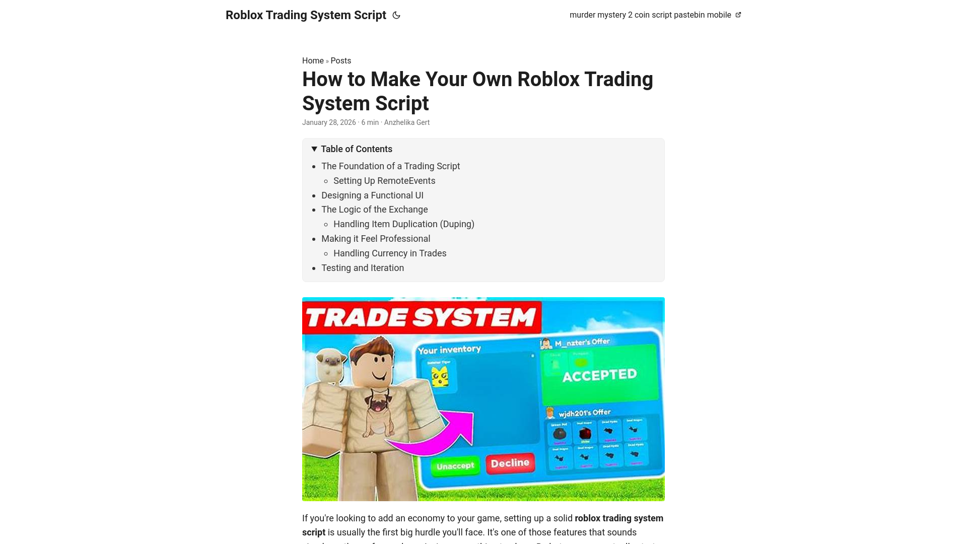 website screenshot of https://roblox-trading-system-script.pages.dev/