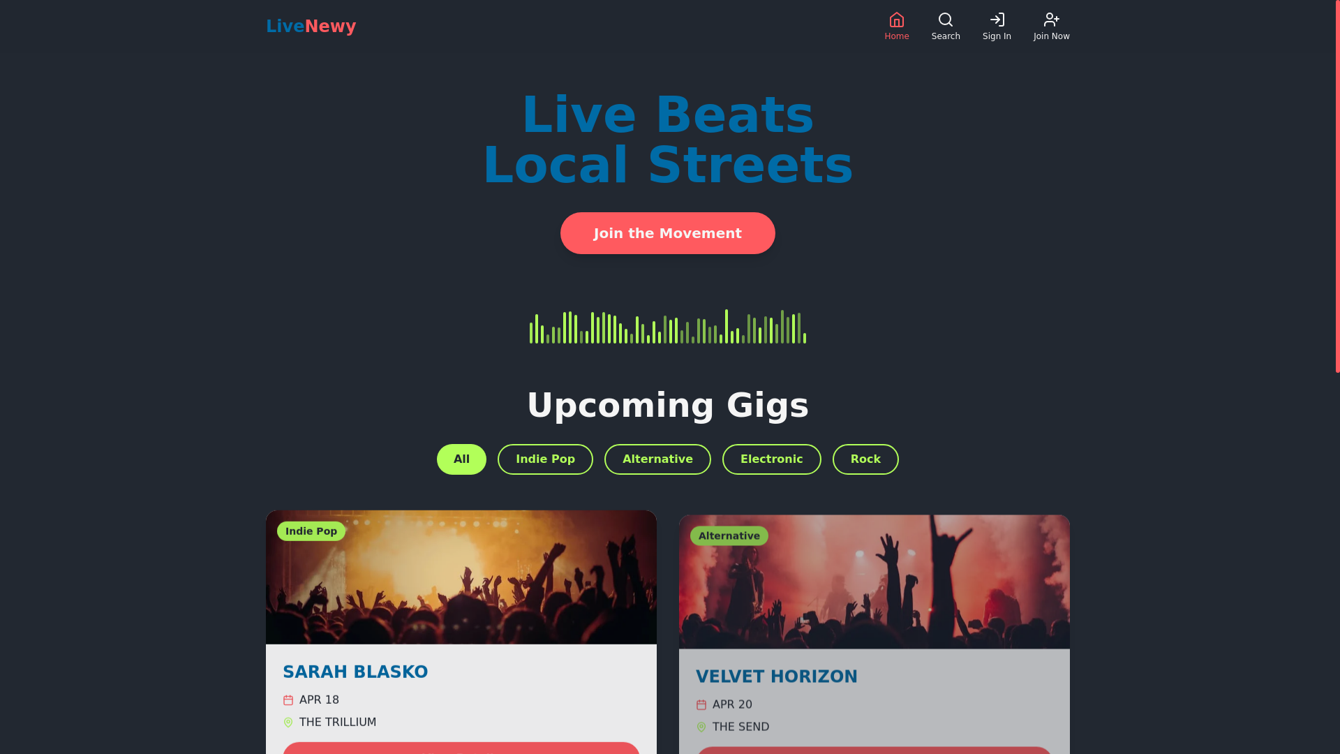 website screenshot of https://livenewy.com/