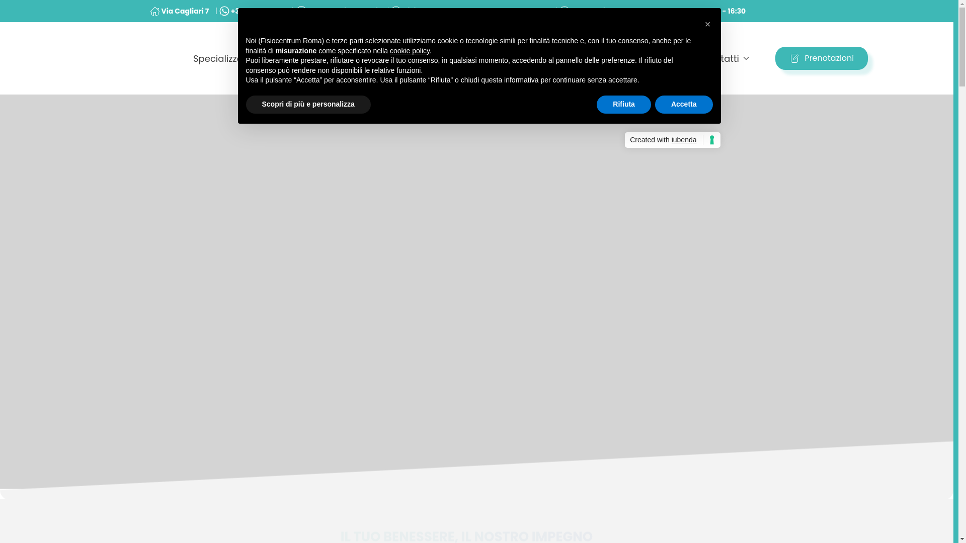 website screenshot of https://viaparigi11.it/
