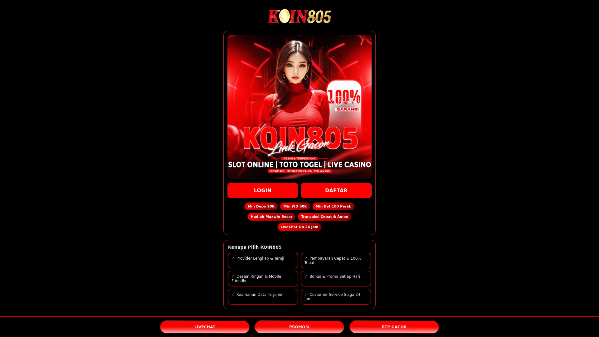 website screenshot of https://fhrradiovip-koin805.pages.dev/