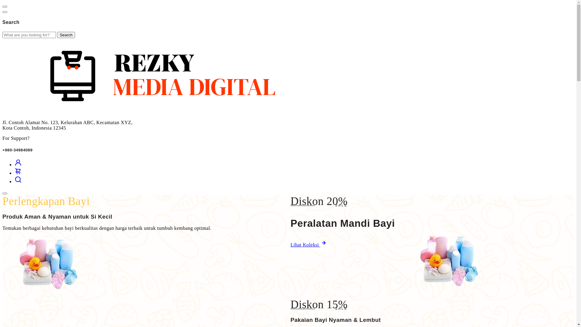 website screenshot of https://rezkymediadigital.my.id/