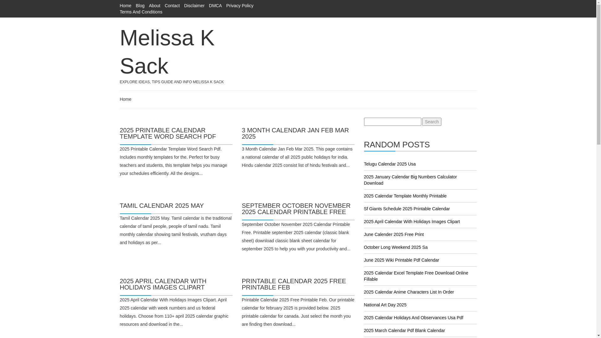 website screenshot of https://melissaksackw.pages.dev/
