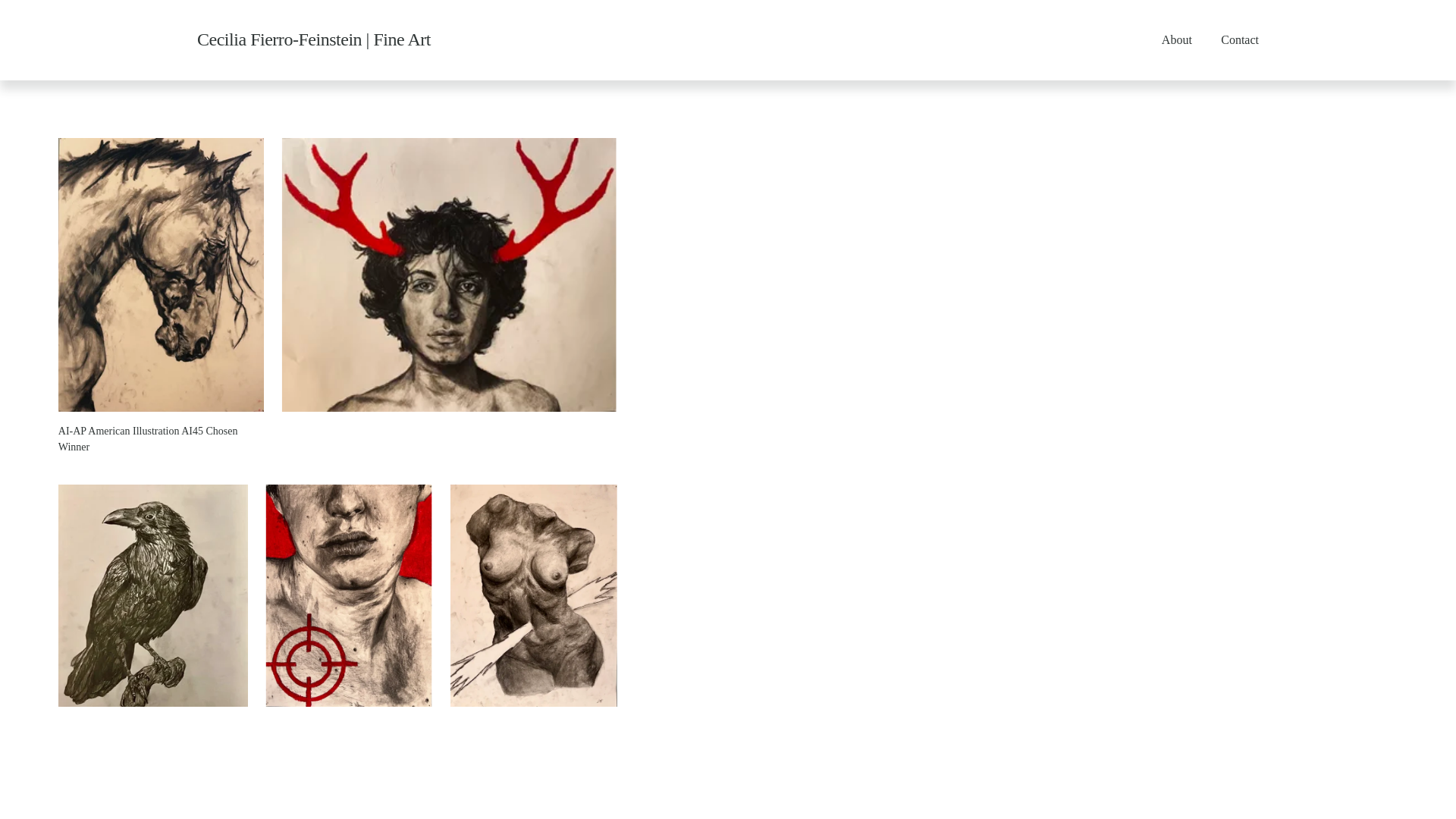 website screenshot of https://ceciliafierro.com/