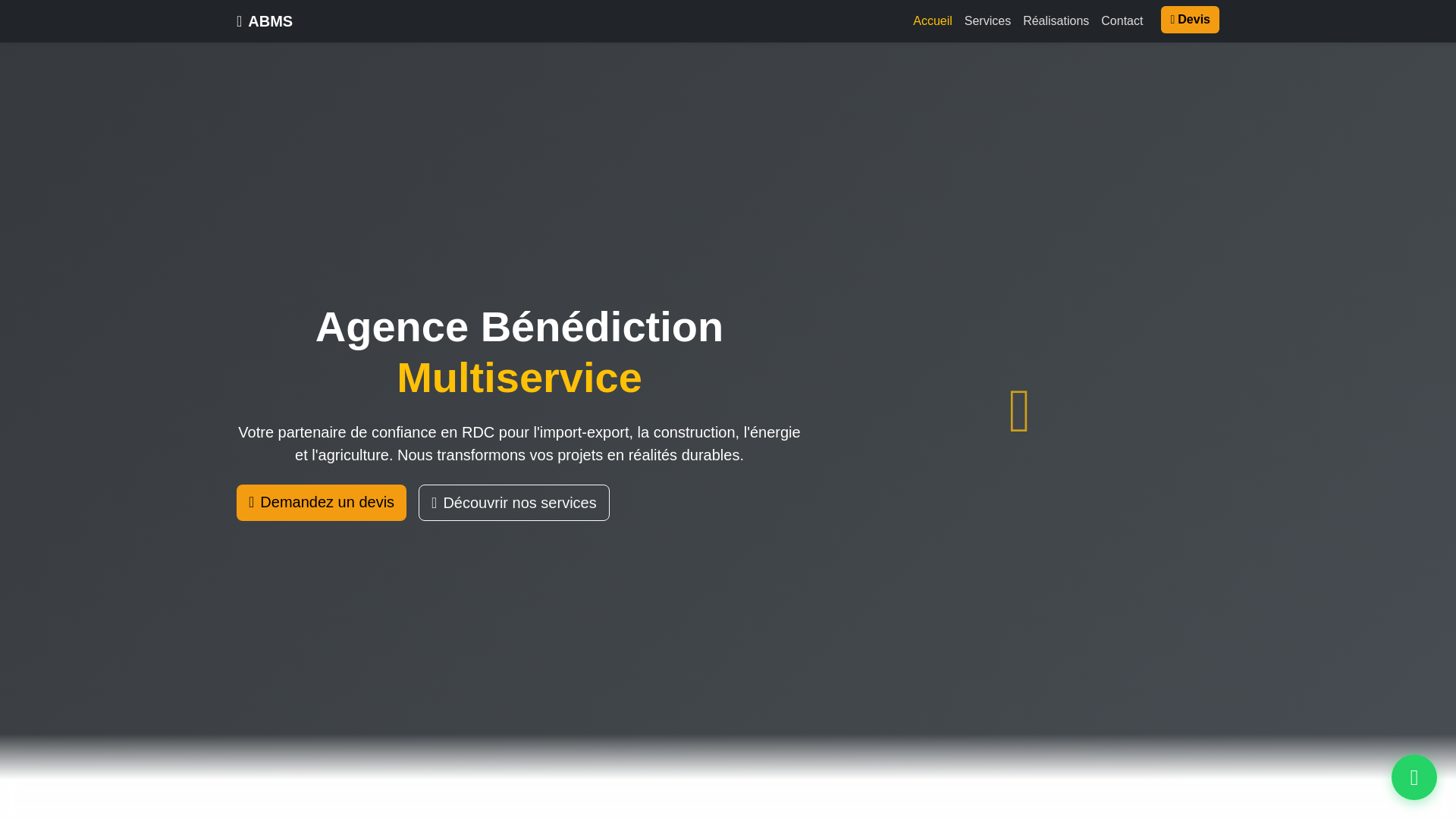 website screenshot of https://abmstc.org