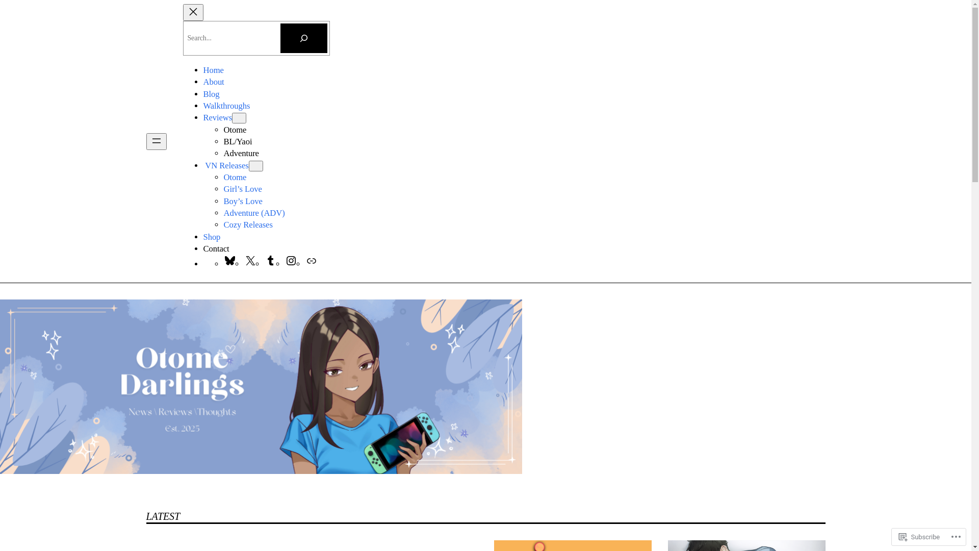 website screenshot of https://otomedarlings.com/