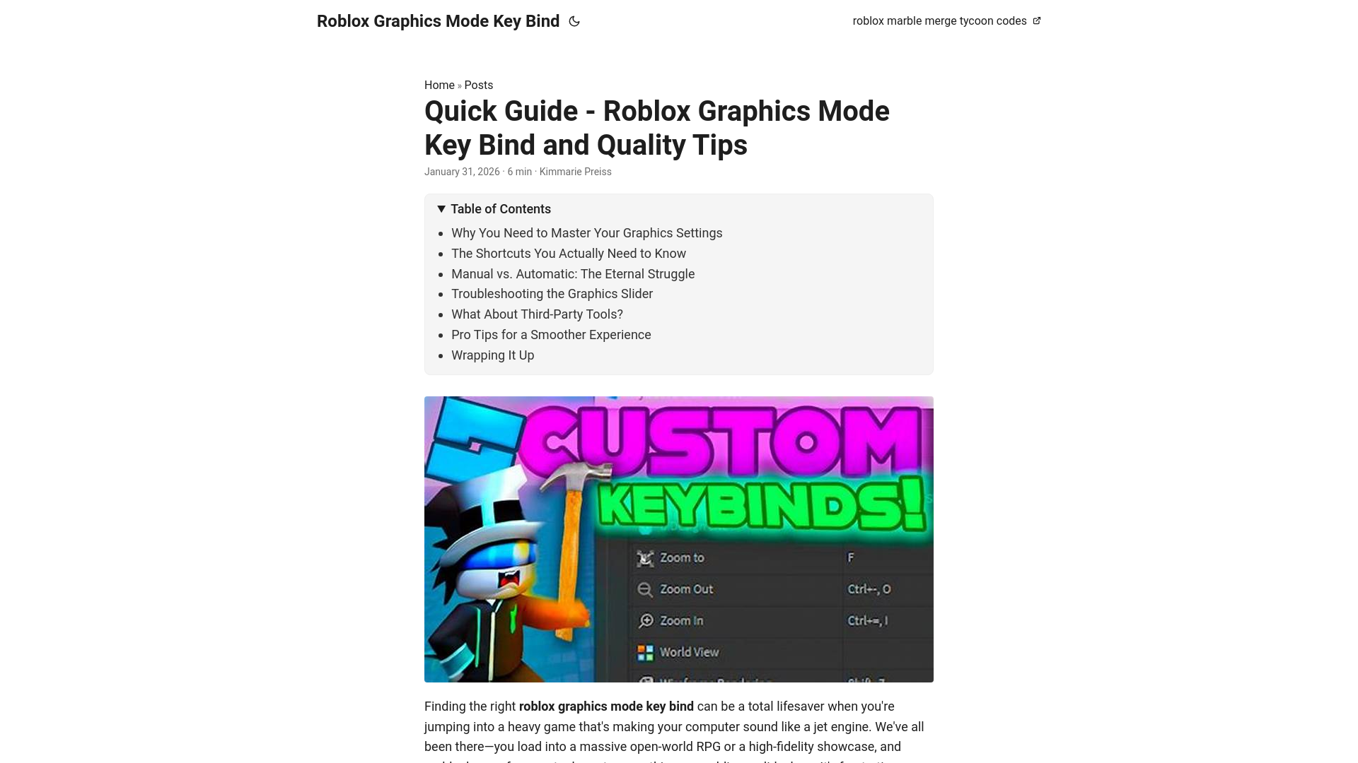 website screenshot of https://robloxgraphicsmodekeybind.pages.dev/