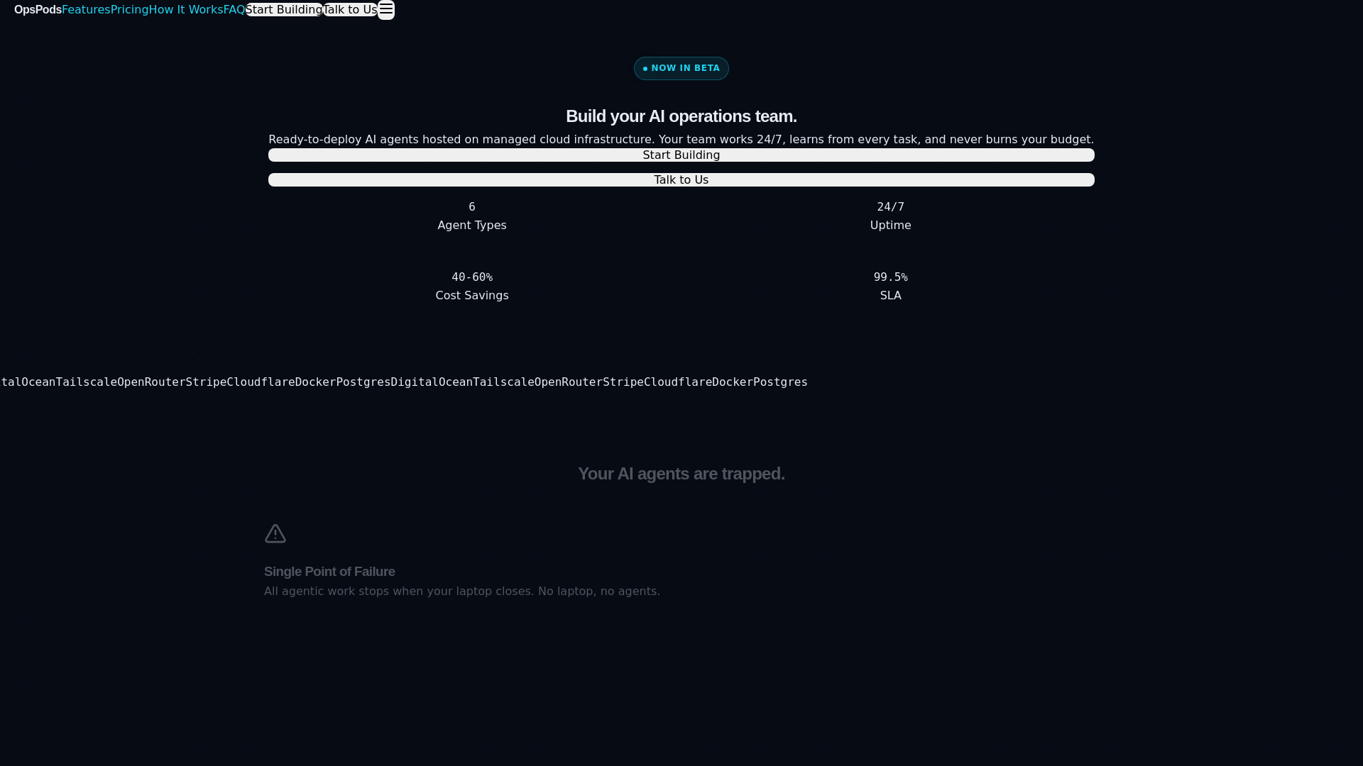 website screenshot of https://opspods.pages.dev/