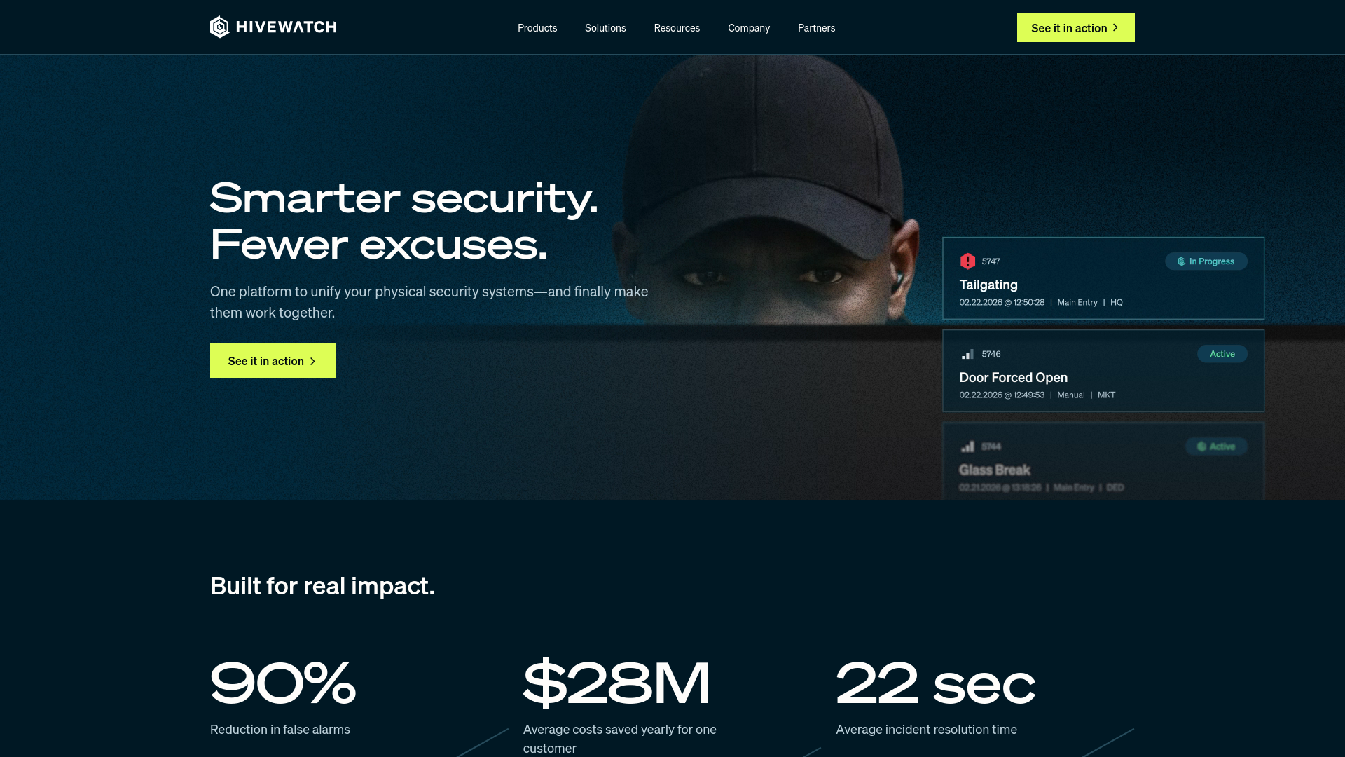 website screenshot of https://hivewatchapp.com/