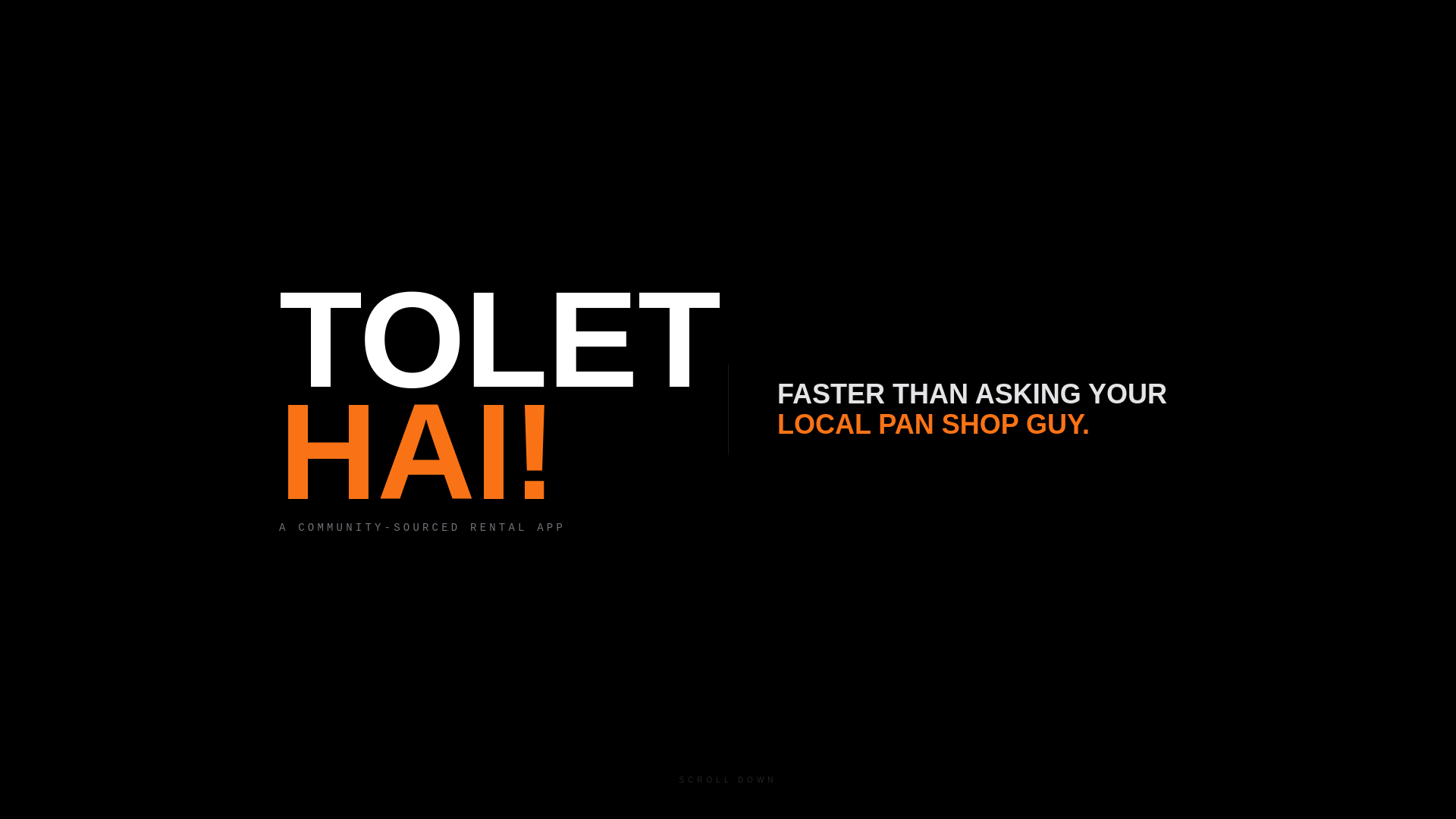 website screenshot of https://tolet-hai-web.pages.dev/