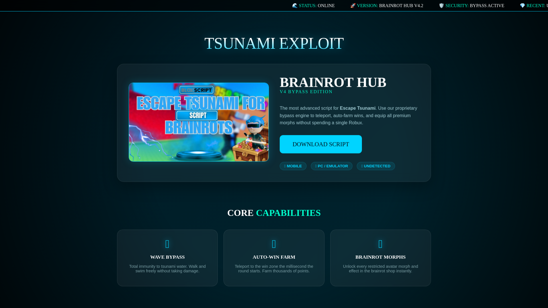 website screenshot of https://escupescript.pages.dev/
