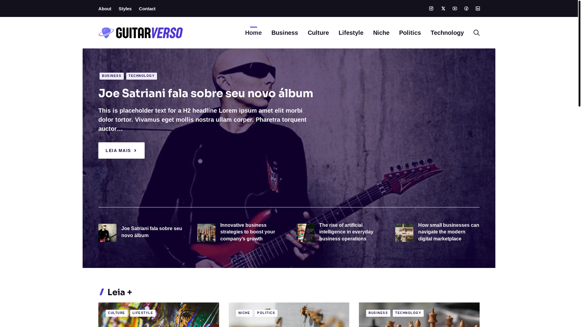 website screenshot of https://guitarverso.com/
