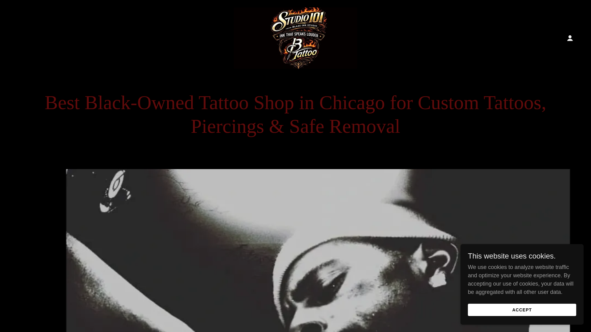 website screenshot of https://blazeinkstudio101.com/