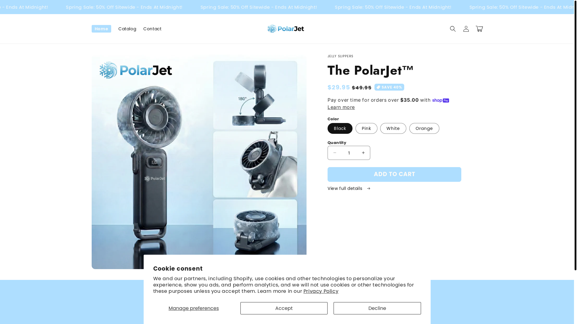 website screenshot of https://jellyslippers.com/