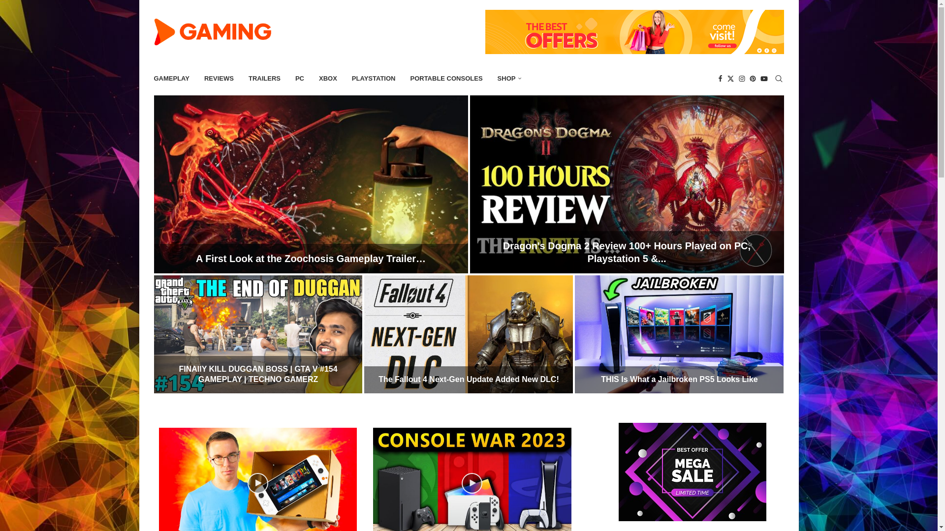 website screenshot of https://gamingslice.com/