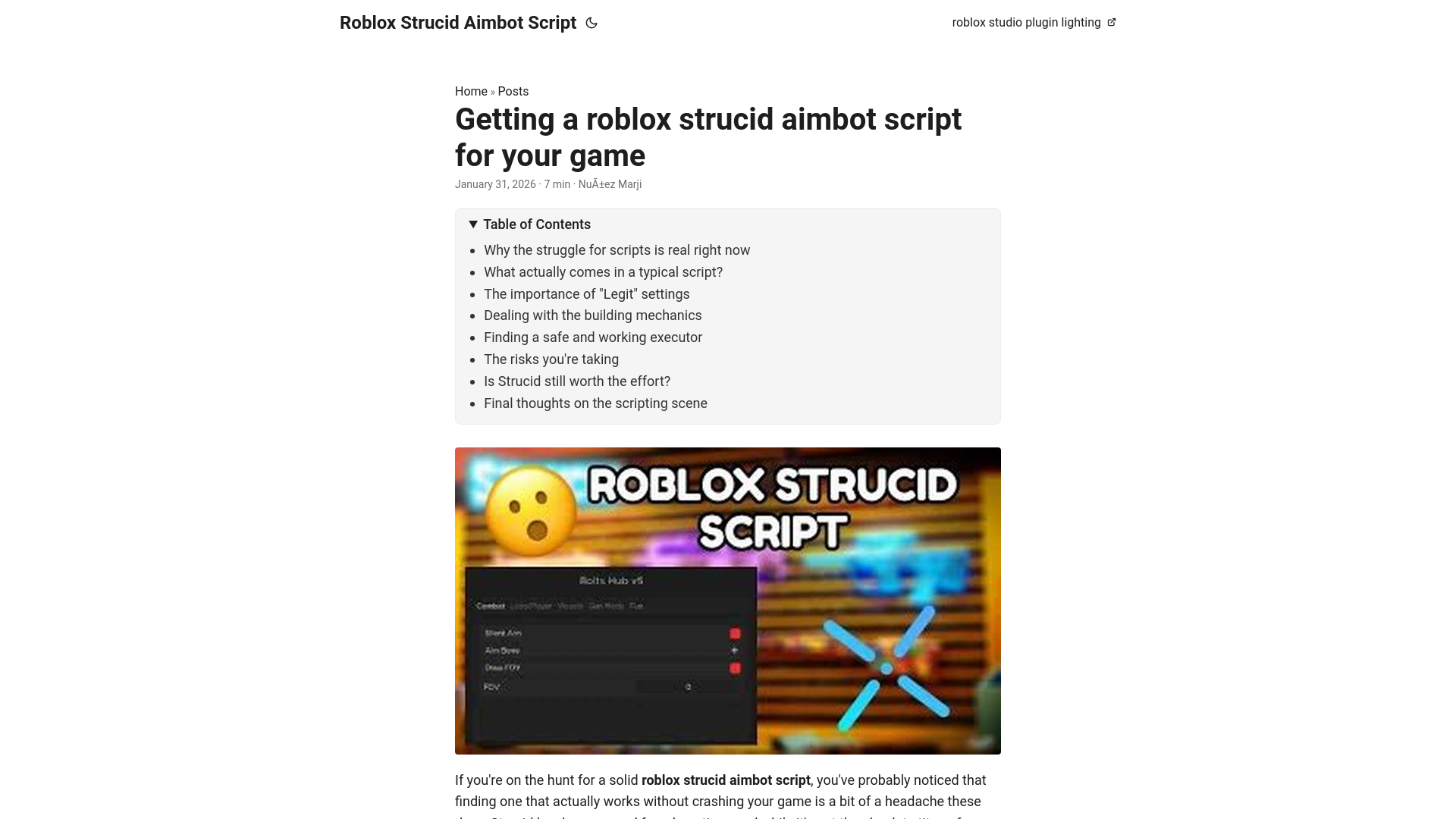 website screenshot of https://roblox-strucid-aimbot-script.pages.dev/