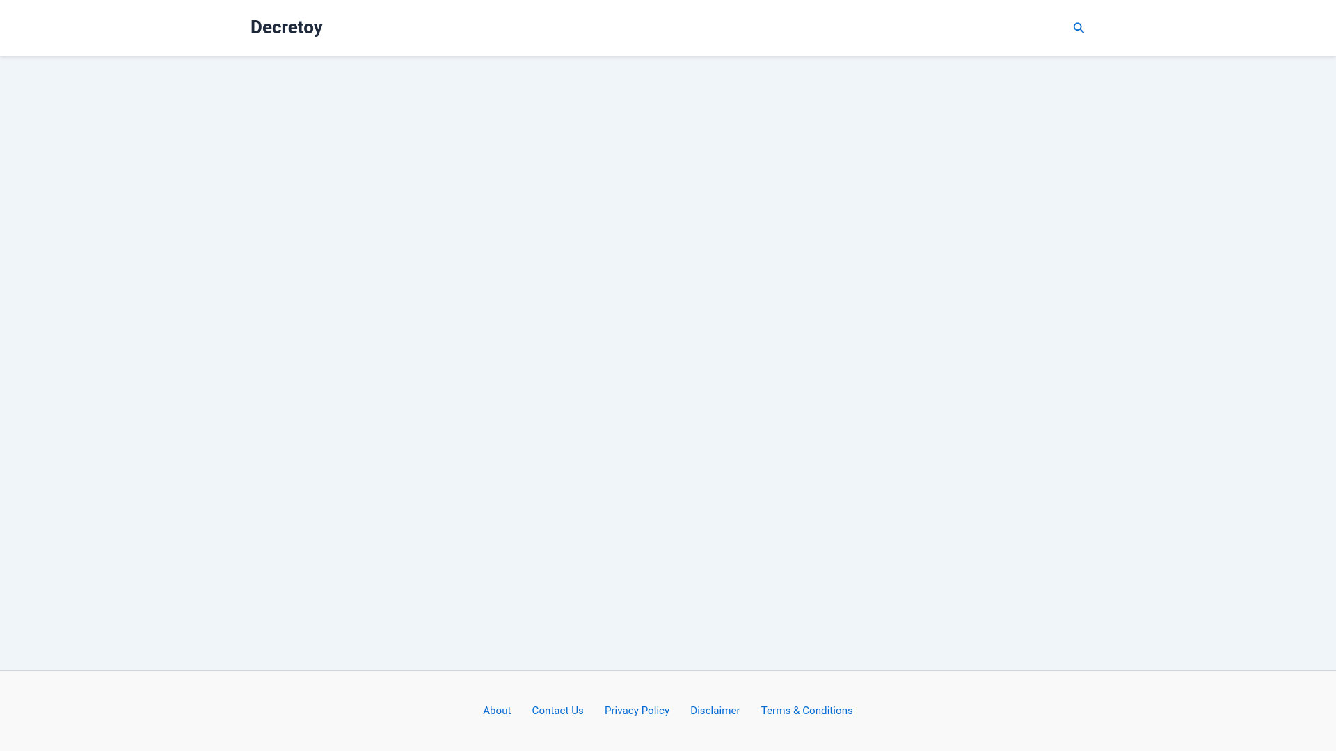 website screenshot of https://decretoy.com/