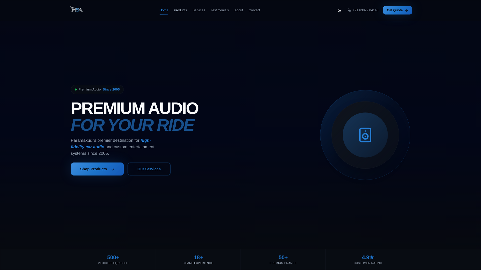 website screenshot of https://mahasailesh-website.pages.dev/