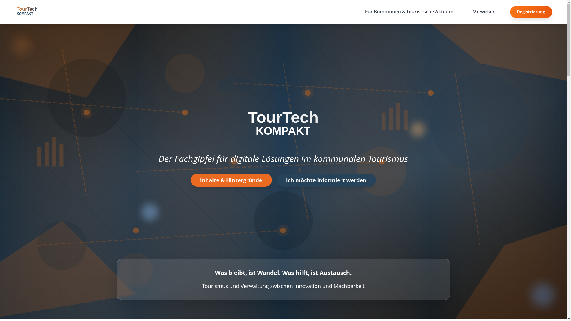 website screenshot of https://tourtech-kompakt.de/