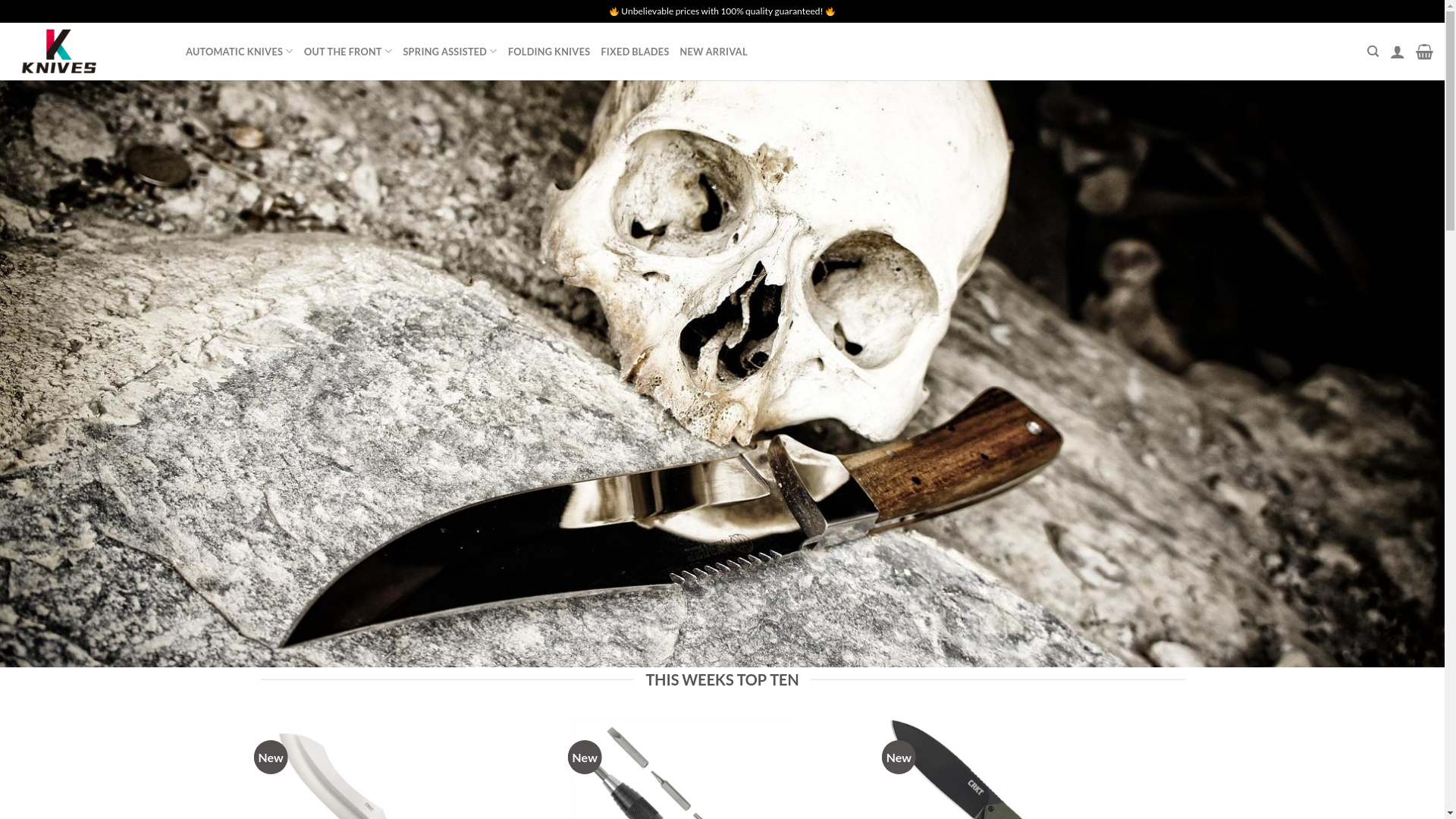 website screenshot of https://eliteknivesus.com/