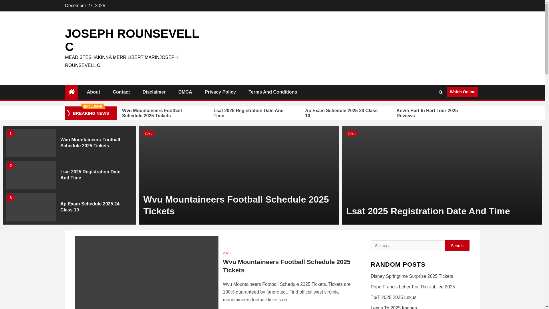 website screenshot of https://josephrounsevellc.pages.dev/