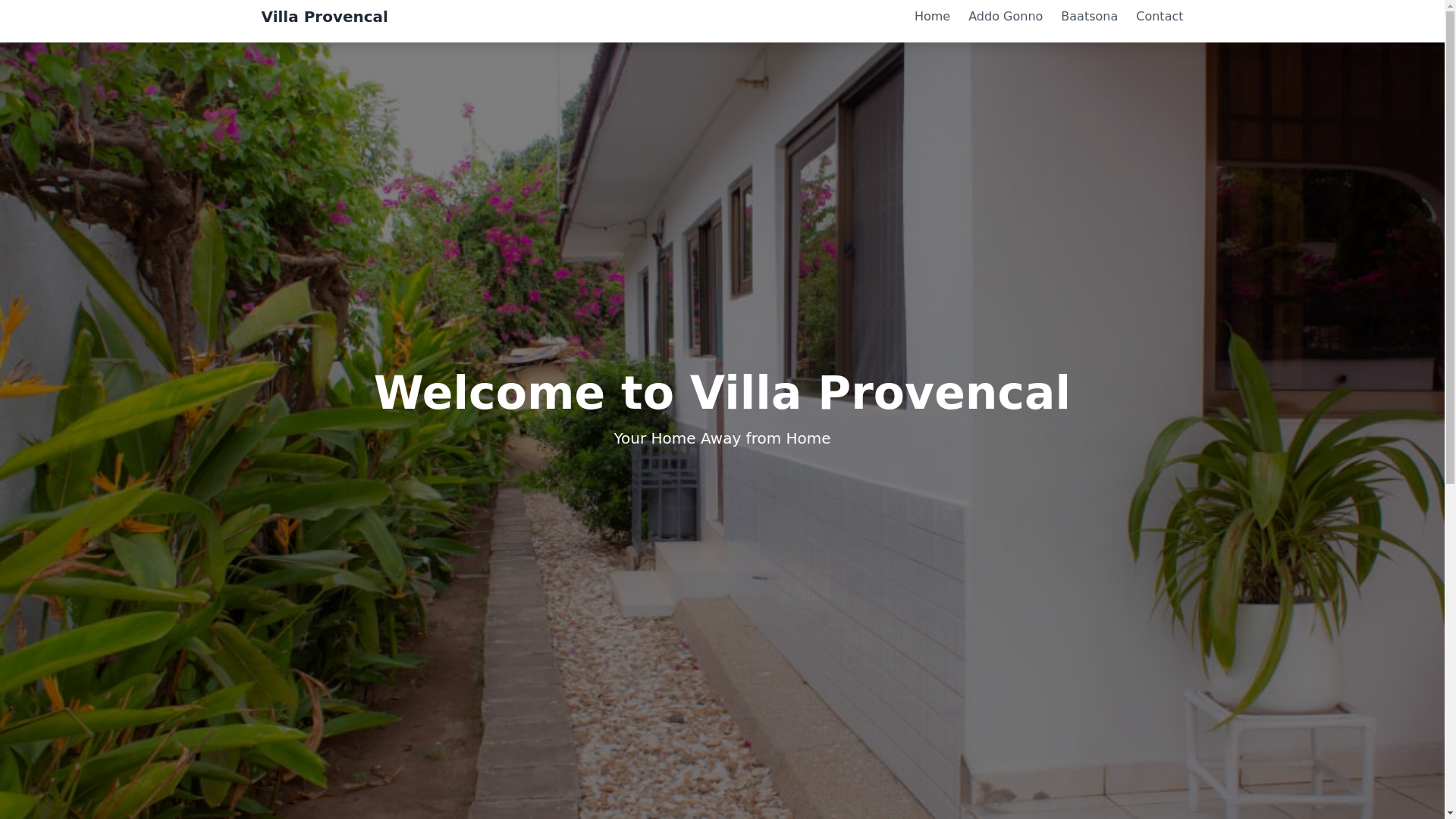 website screenshot of https://villaprovencal.com/