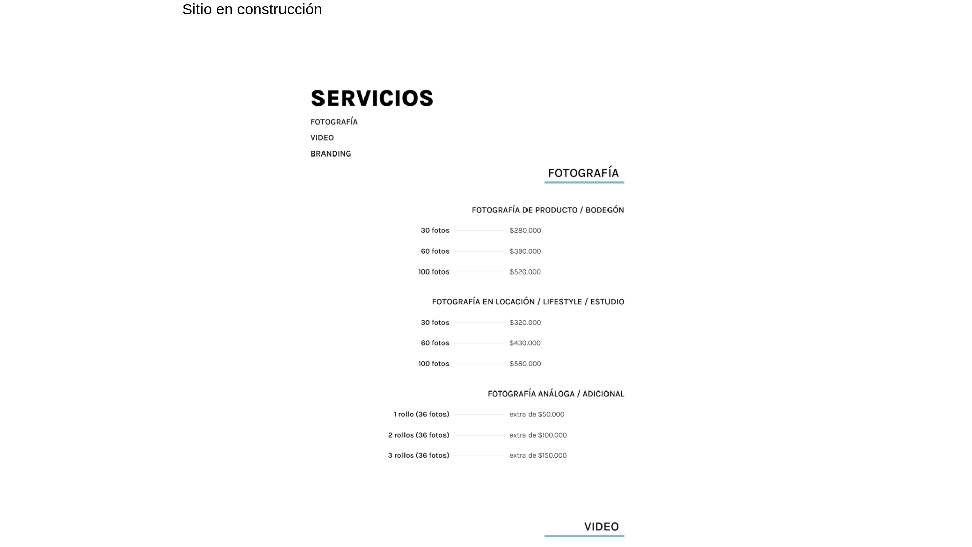 website screenshot of https://faestudio.work/