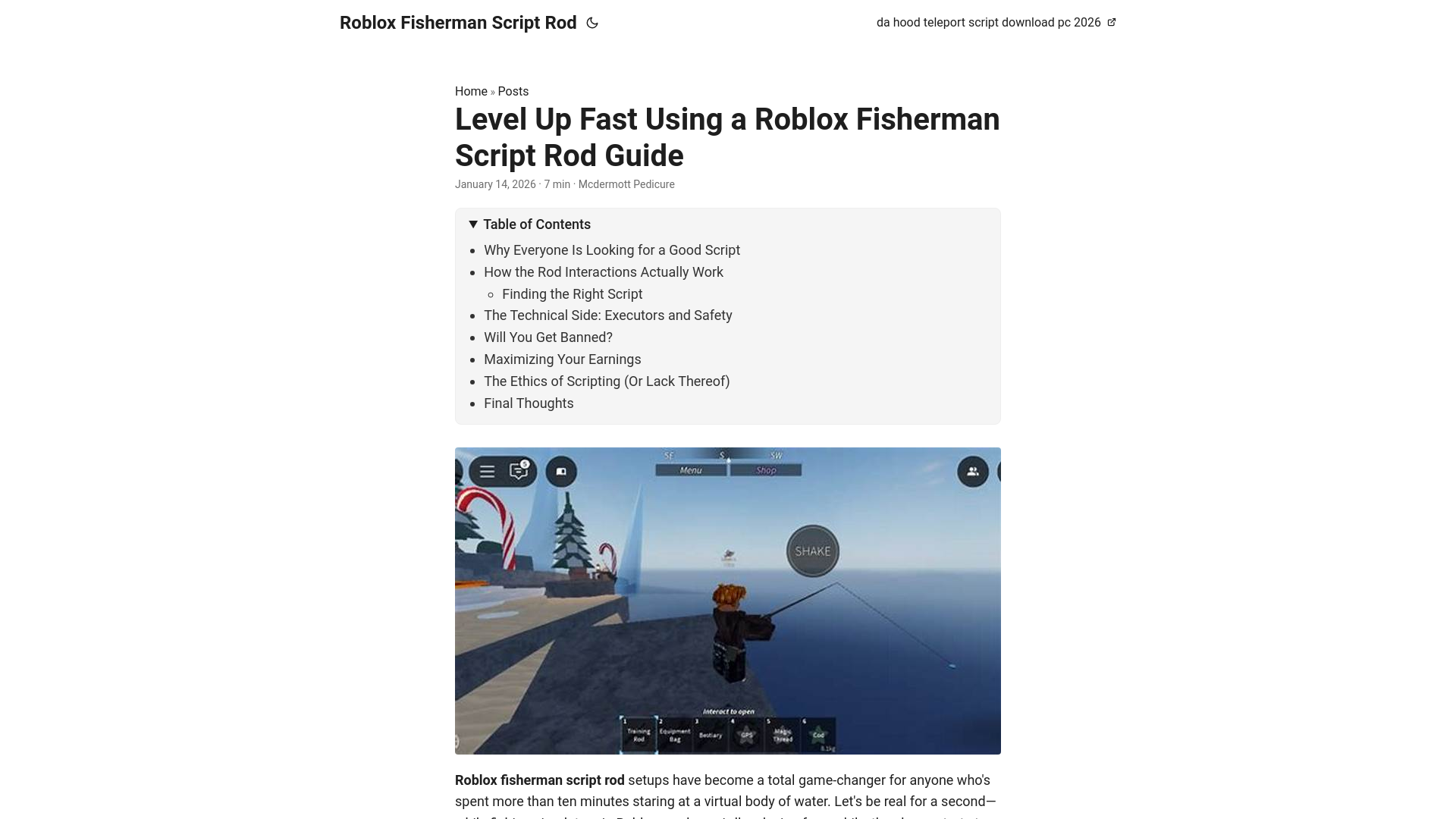 website screenshot of https://robloxfishermanscriptrod.pages.dev/