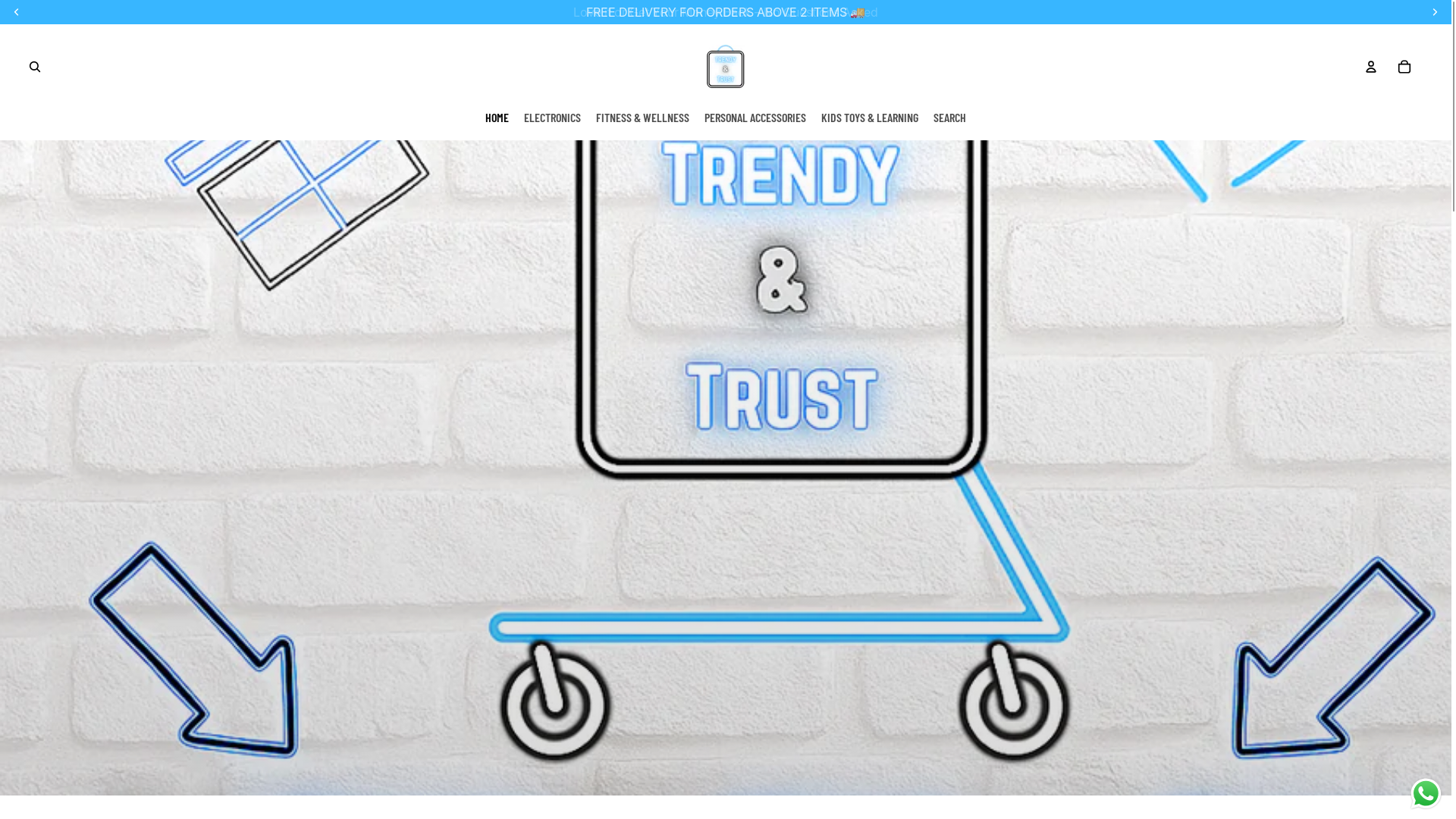 website screenshot of https://trendyntrust.com/