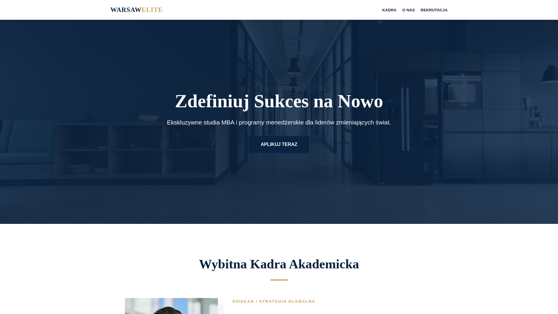 website screenshot of https://mentzenpl.com