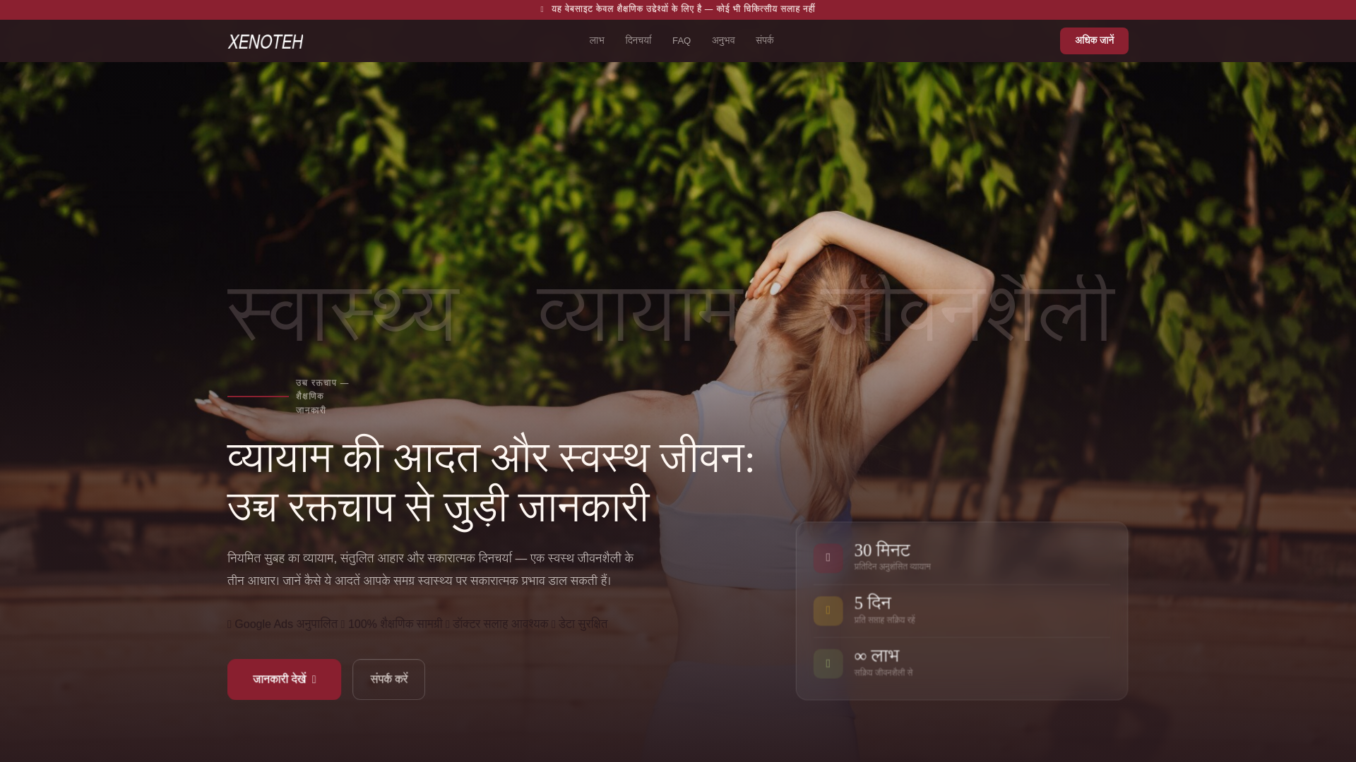 website screenshot of https://xenoteh.one