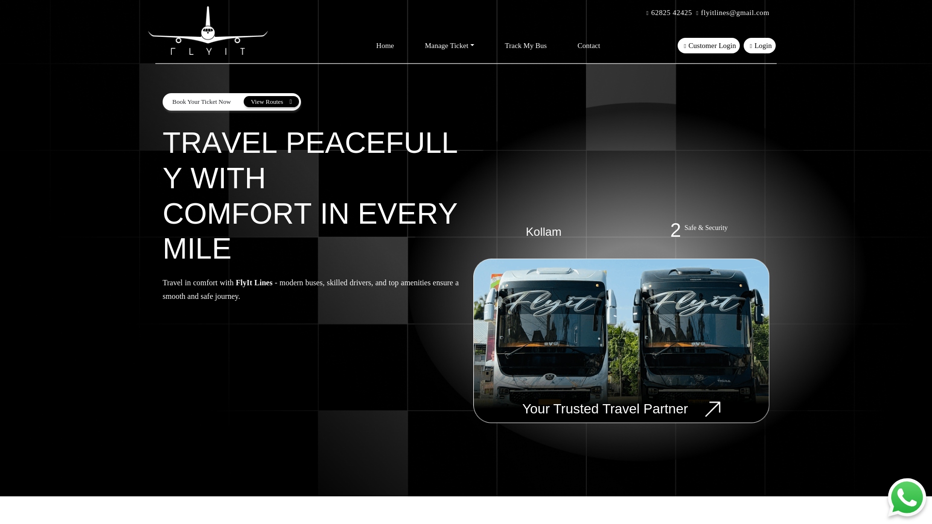 website screenshot of https://flyitlines.com