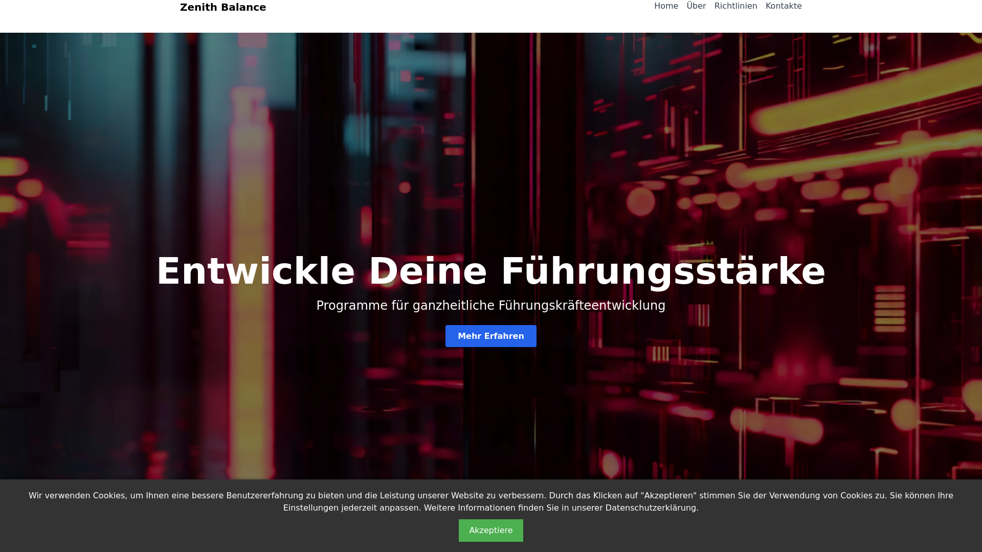 website screenshot of https://zenbal.club/