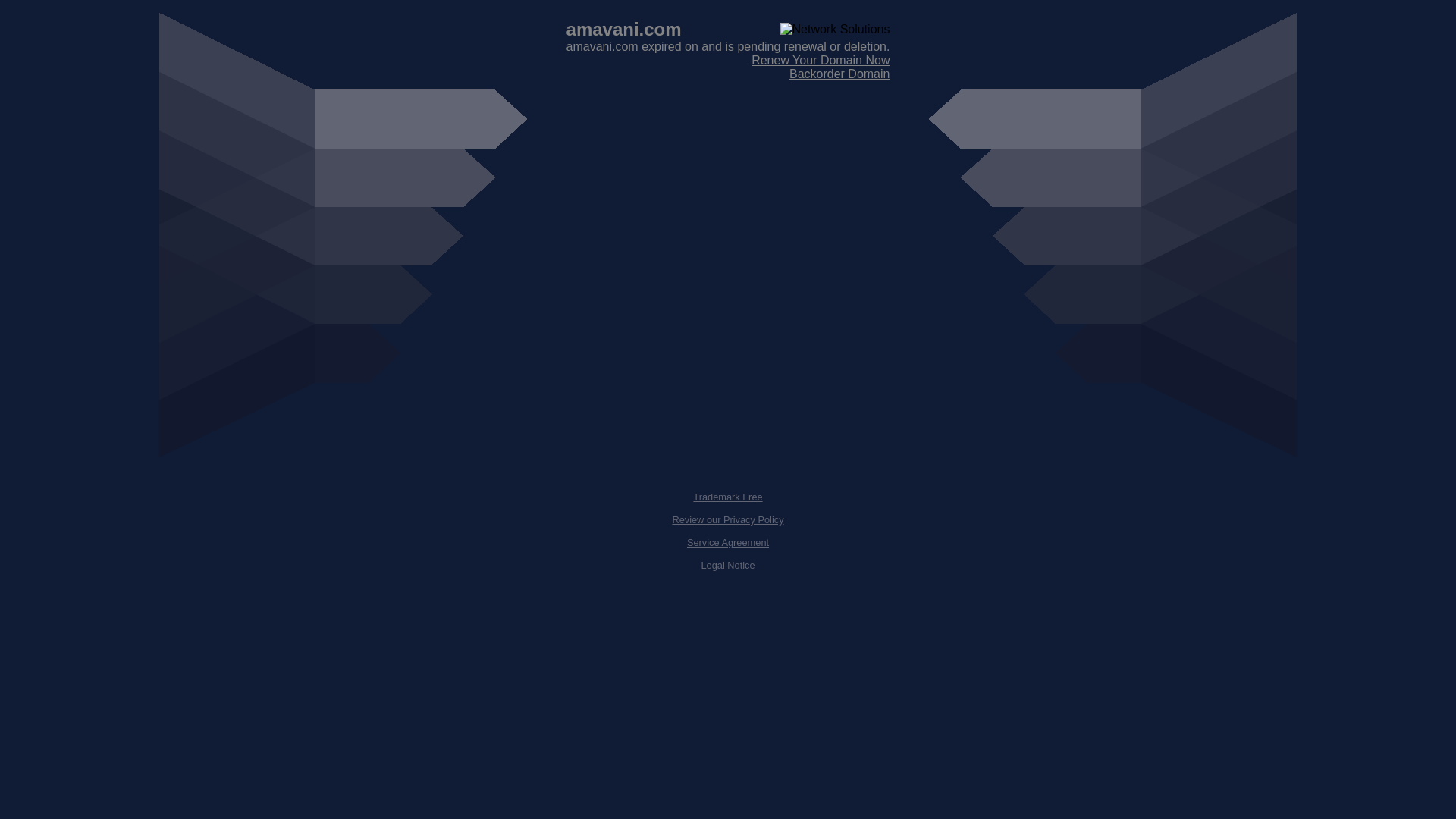 website screenshot of https://amavani.com/