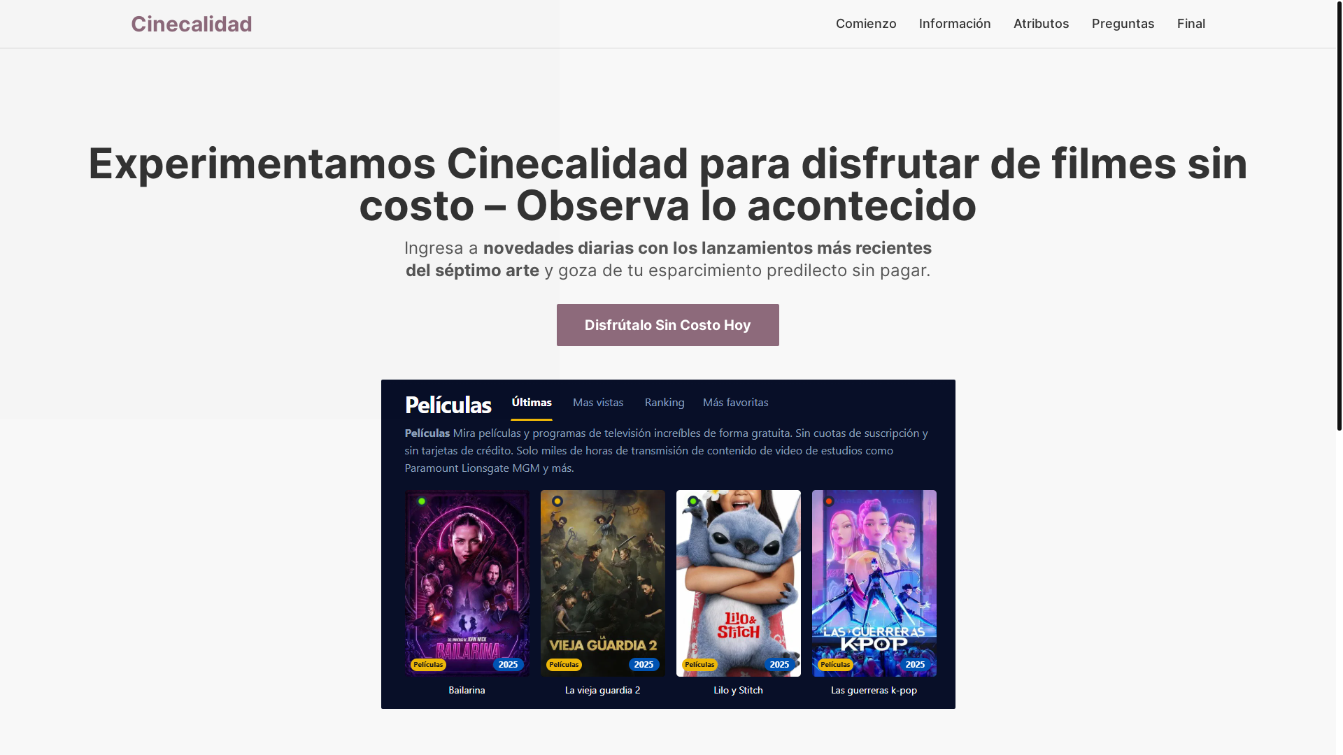 website screenshot of https://cinecalidad-yoyi.pages.dev/