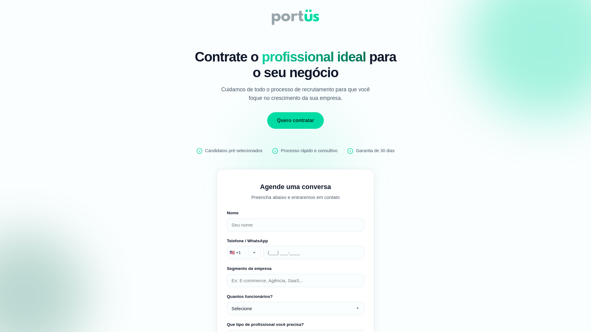 website screenshot of https://portus-lume.pages.dev/