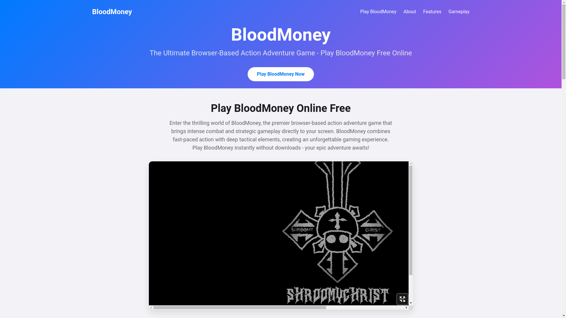 website screenshot of https://bloodmoney-cvj.pages.dev/